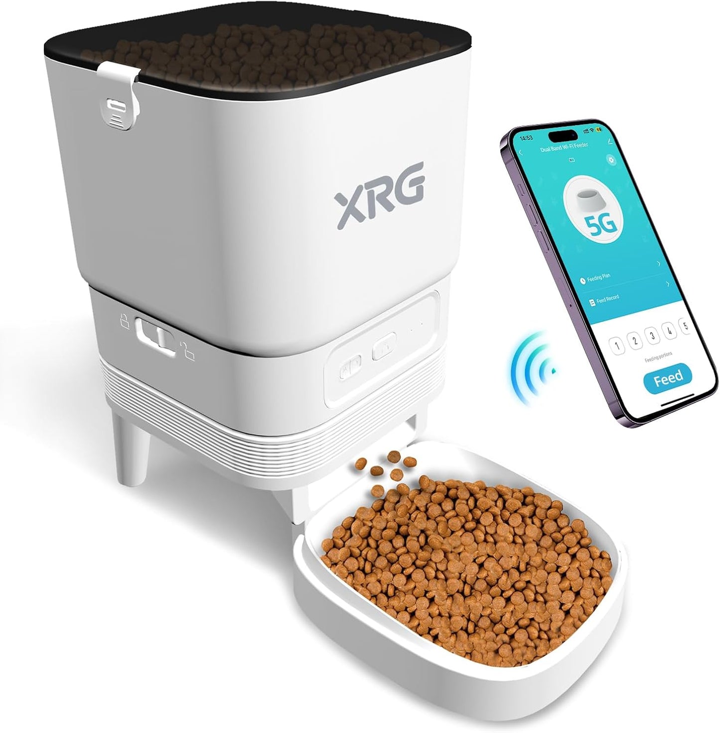 Automatic Cat Feeder with WiFi Control and Voice Recorder