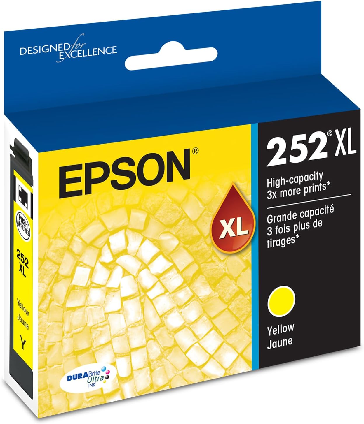 EPSON 252 DURABrite Ultra Ink High Capacity Yellow Cartridge