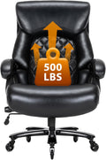Big and Tall Office Chair for Heavy People, 500LBS Capacity
