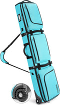 Wheeled Snowboard Bag, Travel-Friendly & Water-Resistant, 6 Pockets for Ski Gear by YOREPEK