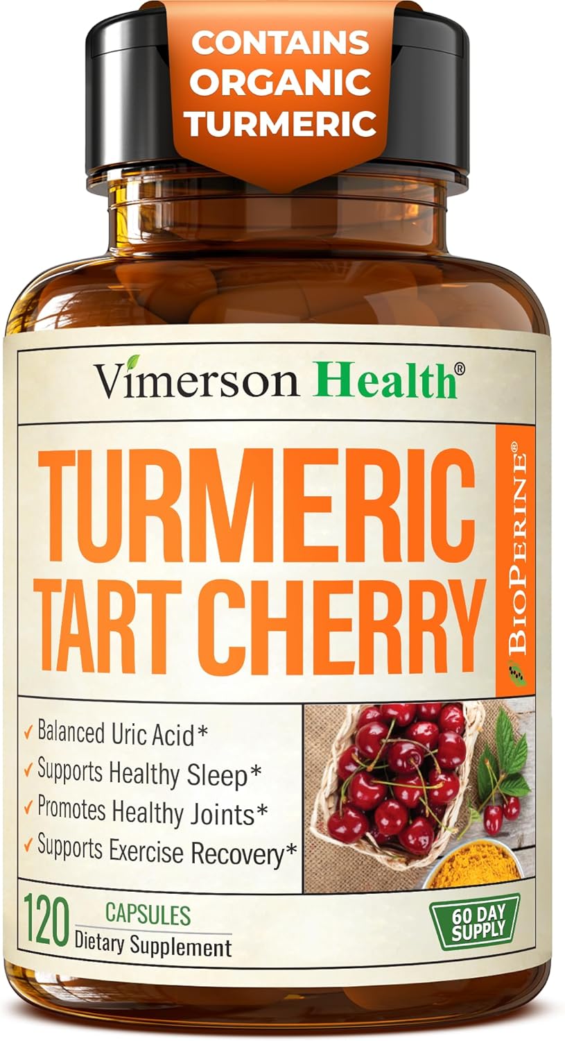 Turmeric Curcumin Supplement for Joint Health & Sleep Aid