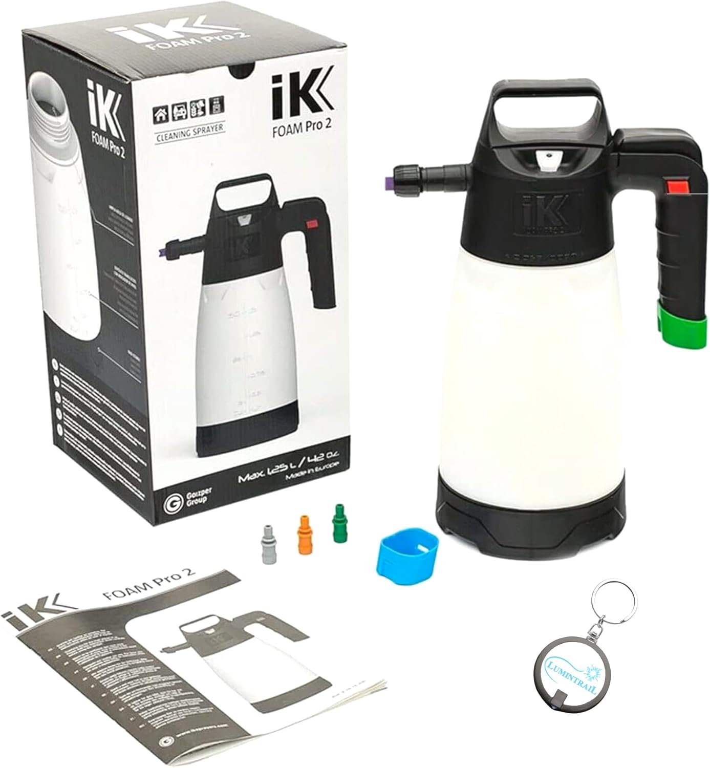 iK Foam PRO 2 Pump Sprayer for Automotive and Industrial Use