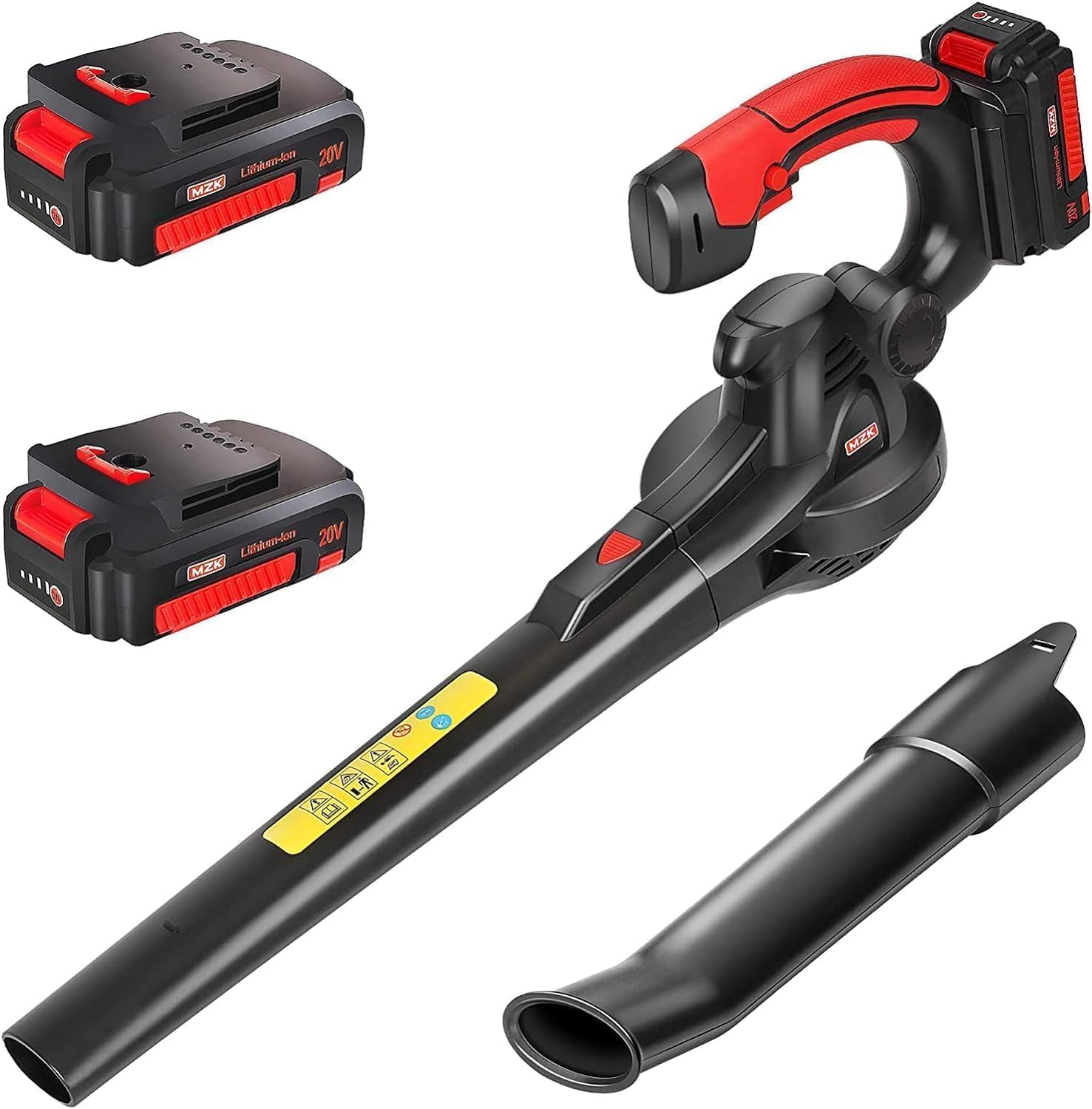 MZK Cordless Leaf Blower for Lawn Care and Patio Cleaning