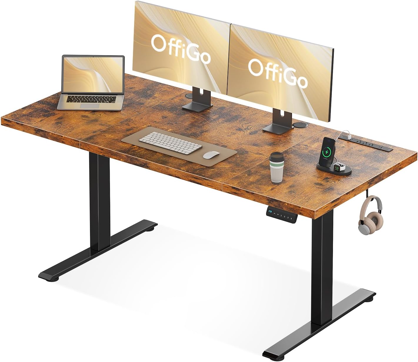 Height Adjustable Electric Standing Desk - OffiGo