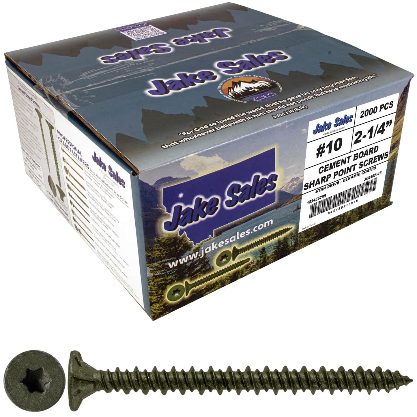 Jake Sales Cement Board Screws for Fastening Tile Board Securely