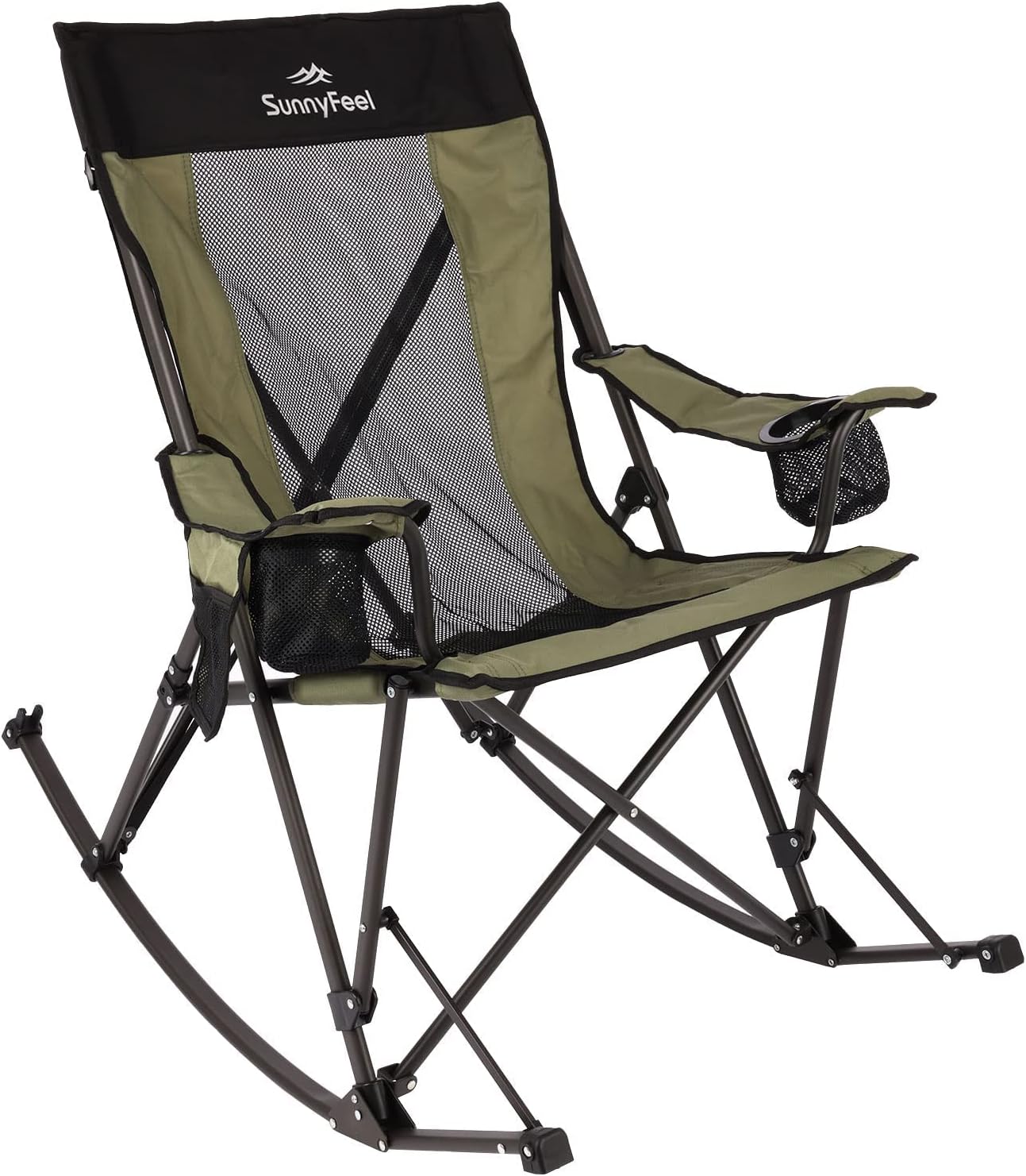 SUNNYFEEL Camping Rocking Chair for Outdoor Relaxation and Fun