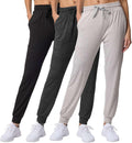 Women's Ultra-Soft Lounge Joggers 3 Pack - Comfortable Everyday Fit is