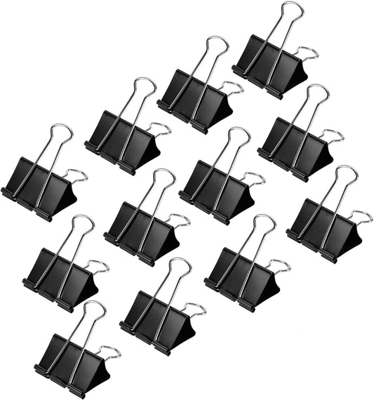 144 Small Black Paper Clips, Organize with Ease!