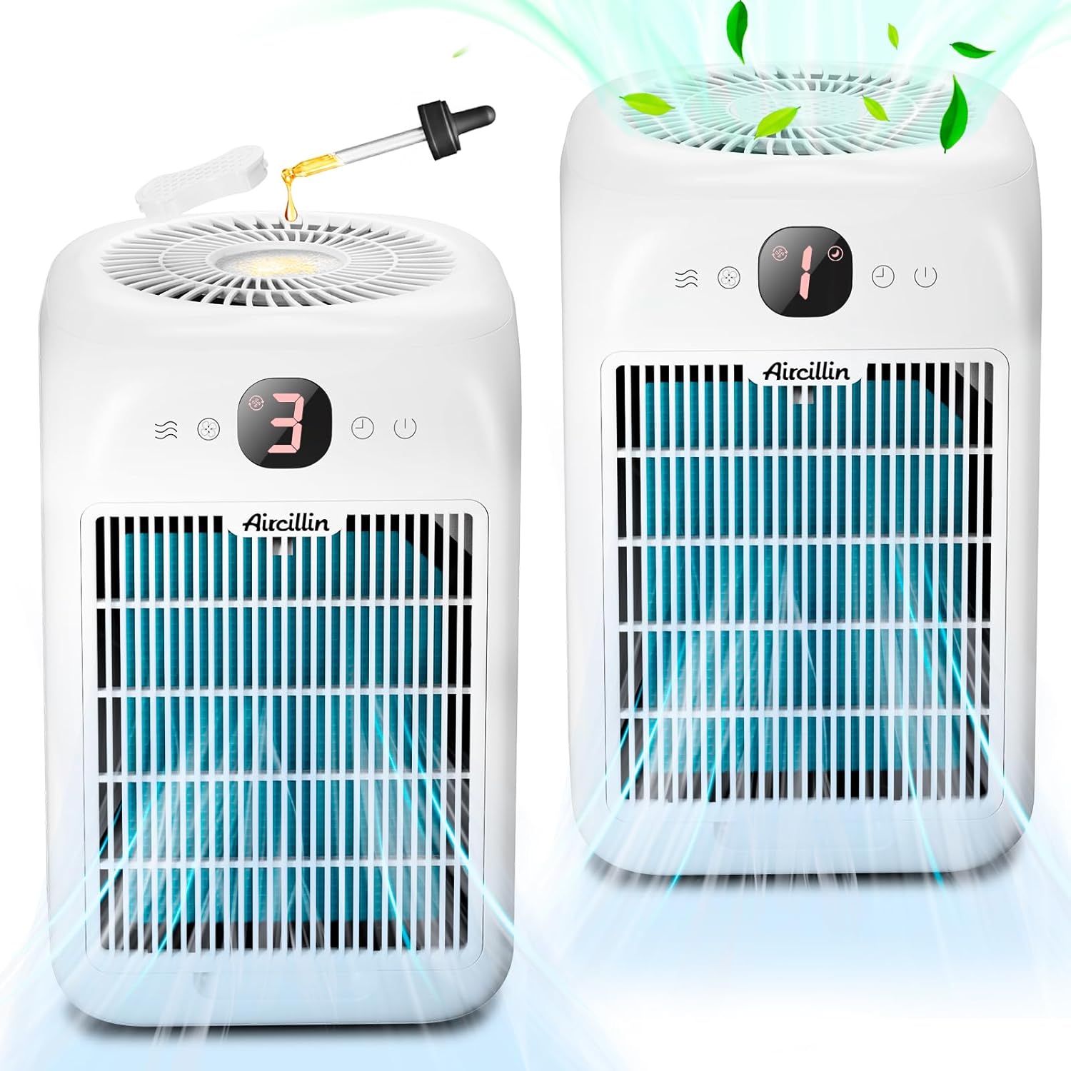 Air Purifiers for Home Bedroom Up to 908 Sq Ft - 2 Pack