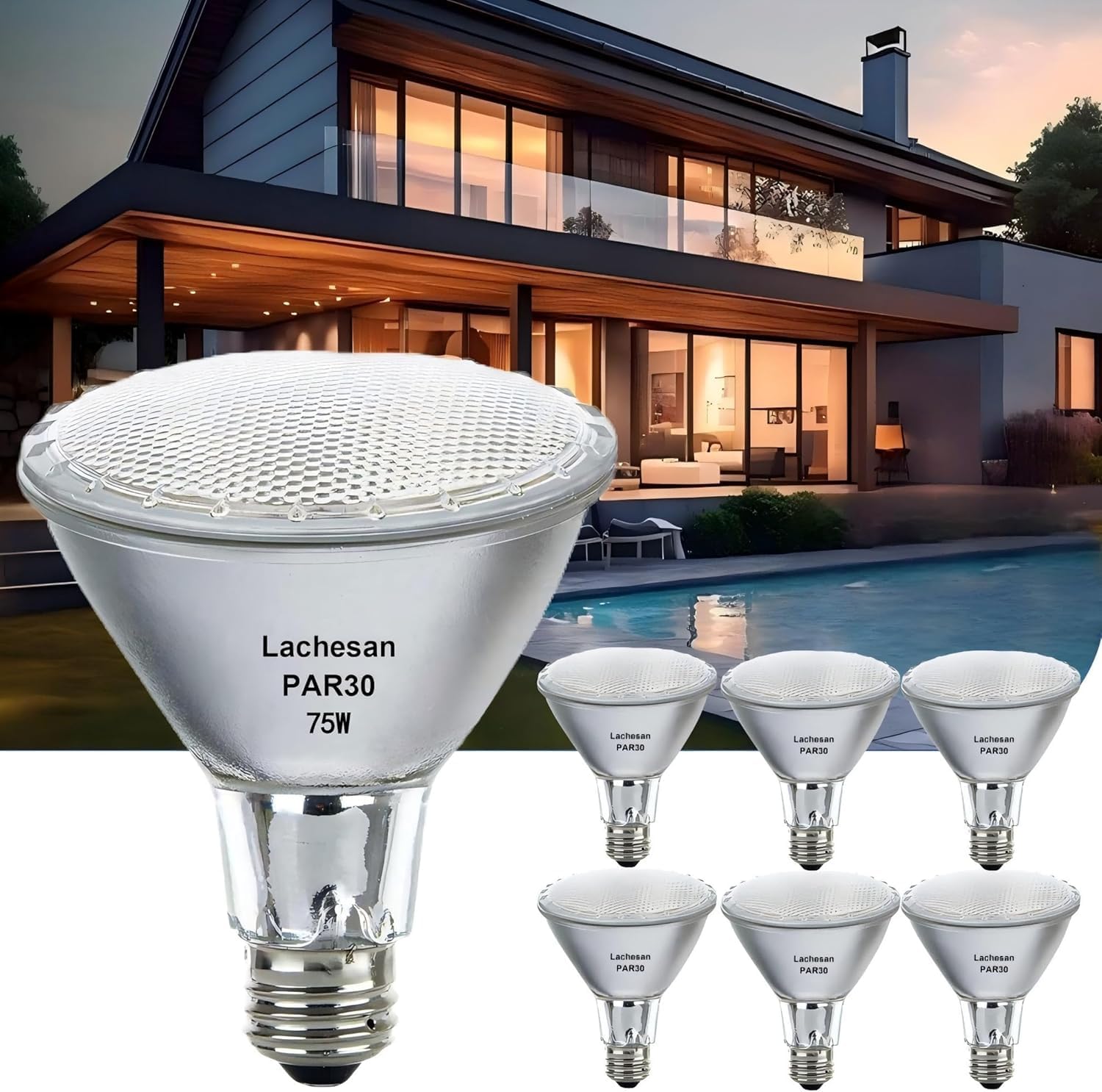 Par30 Halogen Flood Light Bulbs for Bright and Warm Lighting