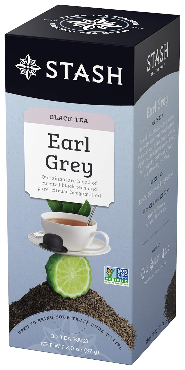 Stash Tea Earl Grey Black Tea - 180 Premium Tea Bags