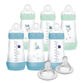 MAM 9oz Easy Start Anti-Colic Baby Bottles - Reduces Colic and Reflux