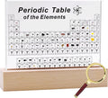 Periodic Table with 83 Real Elements Inside - Educational Display