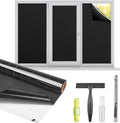 Black Static Cling Window Film 23.6in x 157.4in - Total Blackout