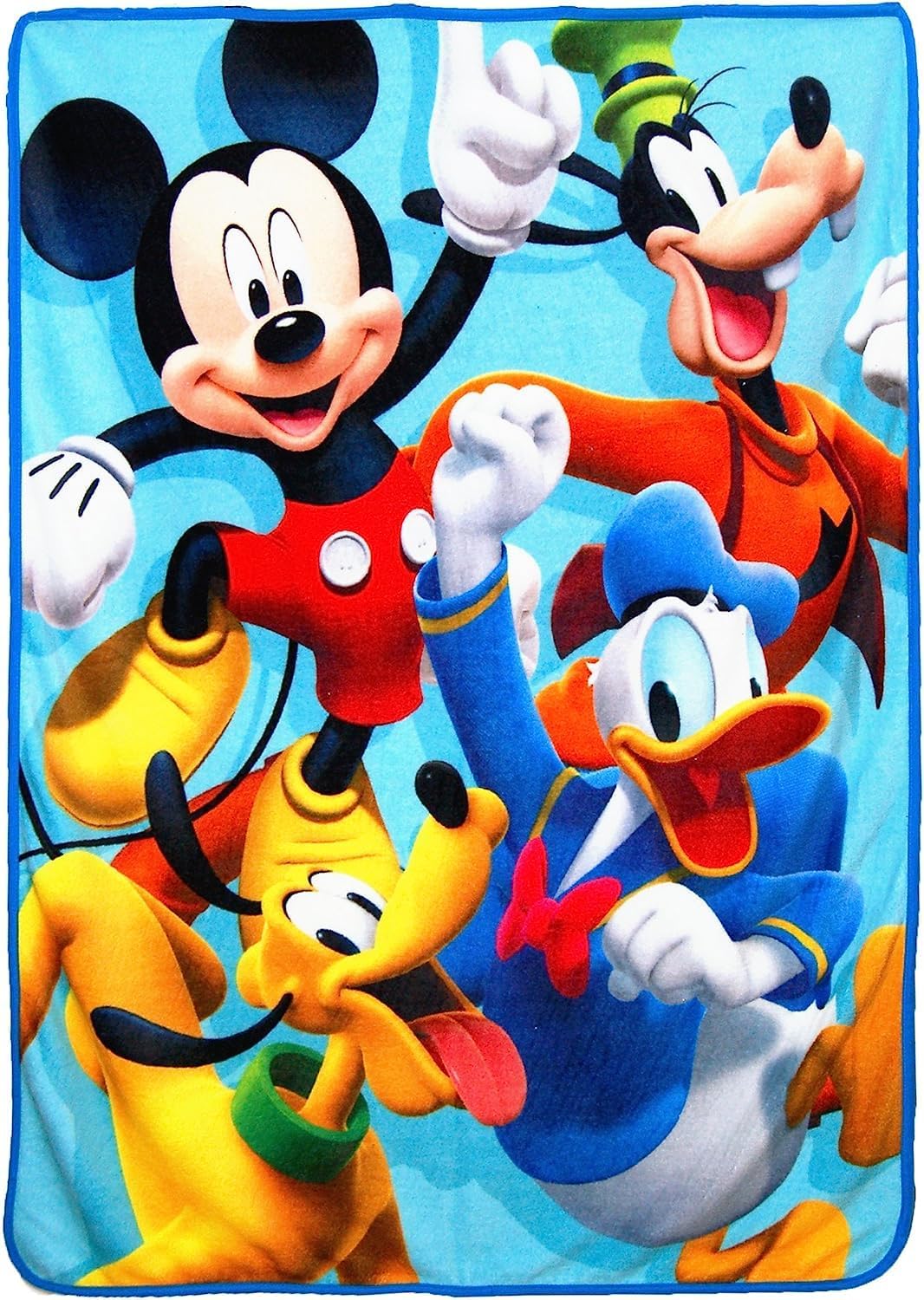 Disney Mickey Mouse Clubhouse Super Plush Throw: 4 Ever Cozy!