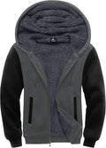 SCODI Hoodies for Men Heavyweight Fleece Sweatshirt - Warm Sherpa