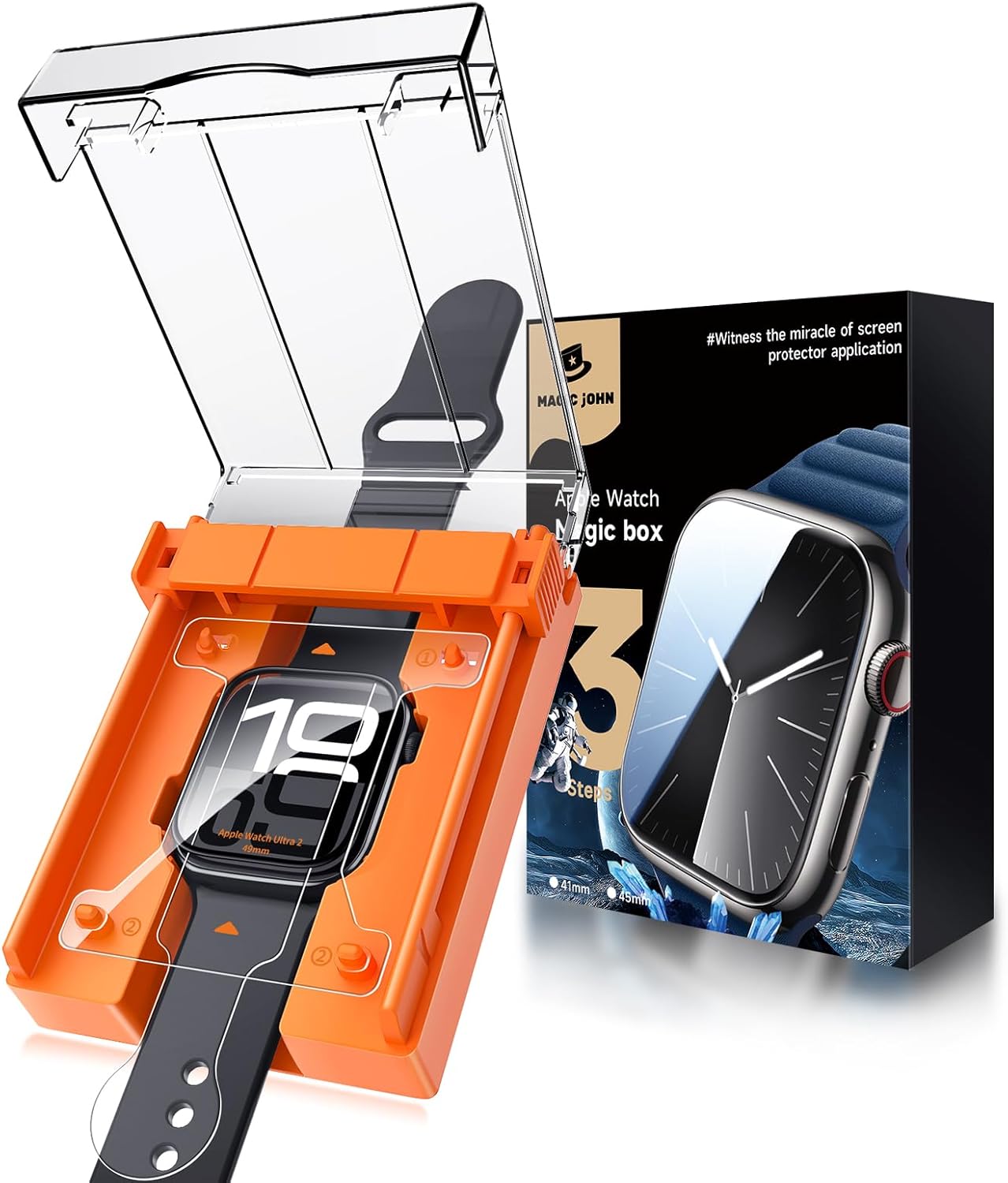 HD Transparent Apple Watch Screen Protector Duo