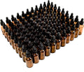 June Fox 2oz Amber Glass Dropper Bottles 80 Pack - Safe Storage