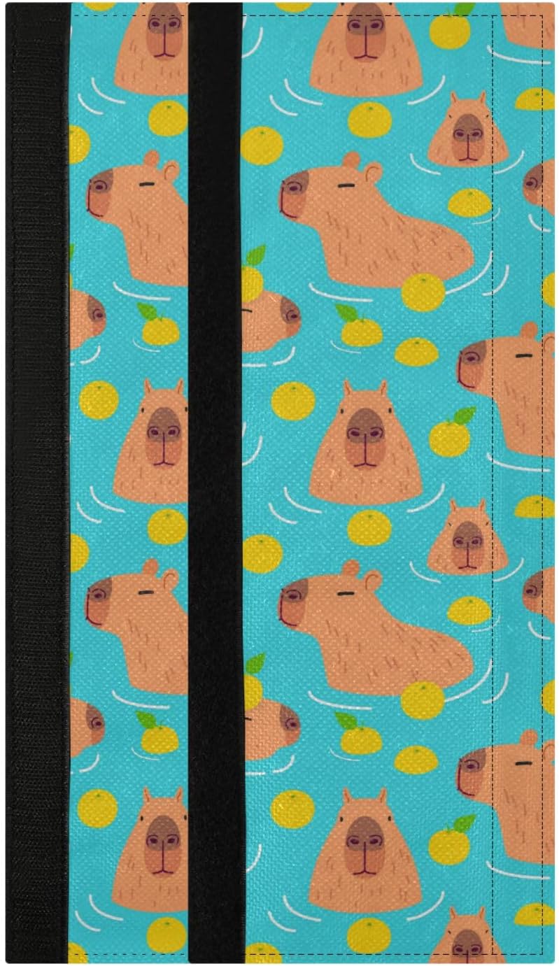 Capybara Theme Fridge Handle Covers x2 by Caikeny