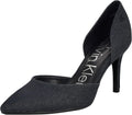 Calvin Klein Womens Gloria Pumps - Classic Pointy Toe with Block Heel