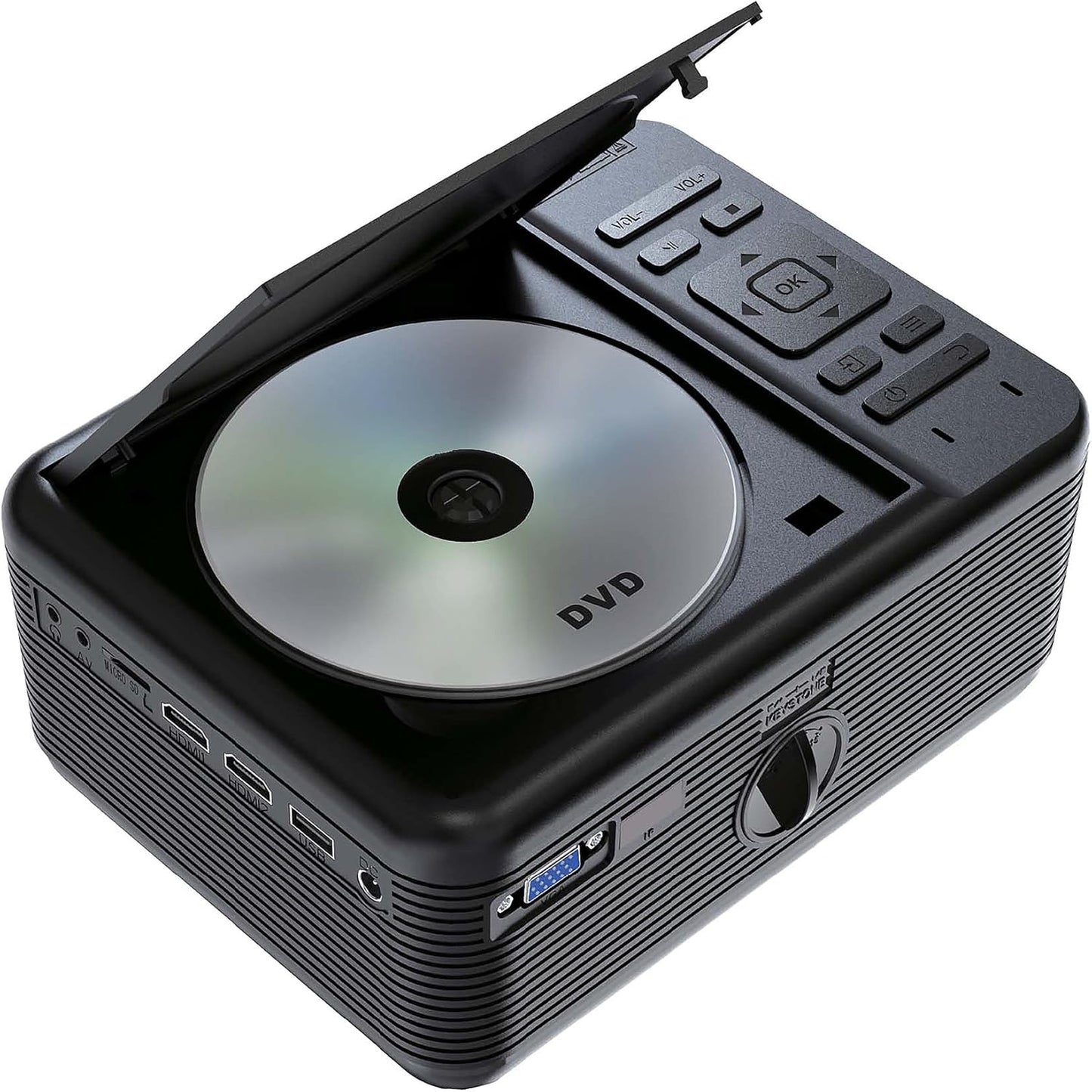 RCA DVD Projector with Built-in Speaker for Home and Outdoor Use
