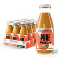 Pomona Organic Peach Juice Pack of 12 - Cold Pressed 100% Peach
