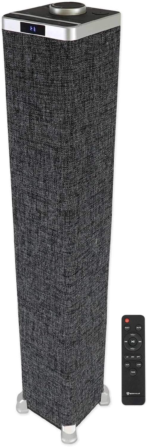 Rockville ONE-Tower Bluetooth Speaker System for Home Theater