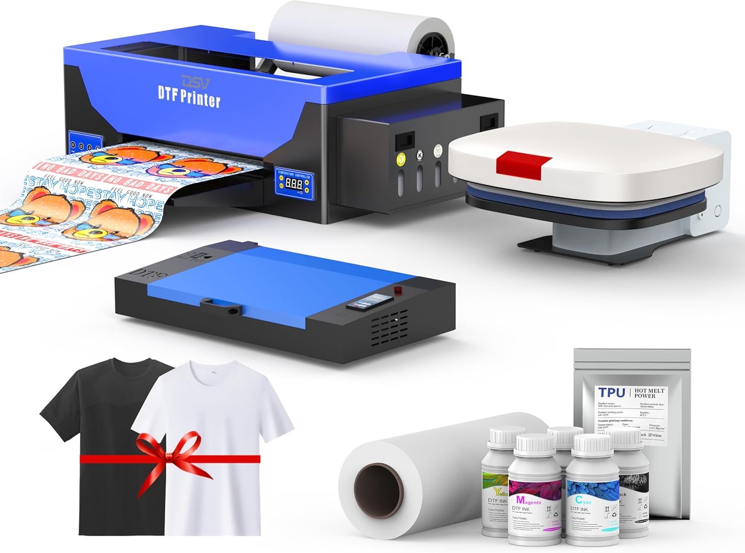Premium A3 DTF Printer: White Ink Circulation
