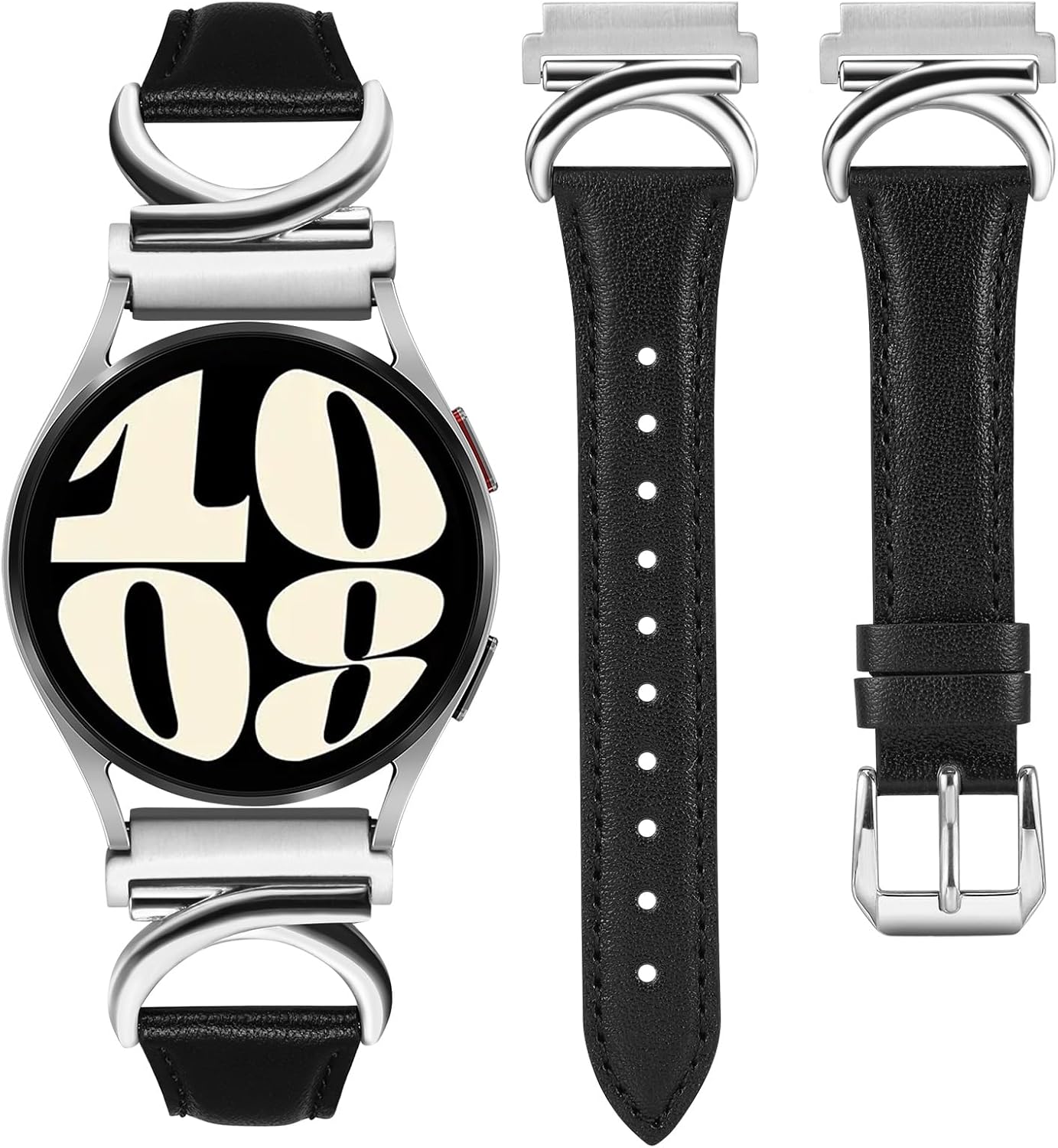 Stylish Slim Leather Band for Galaxy Watch - Women