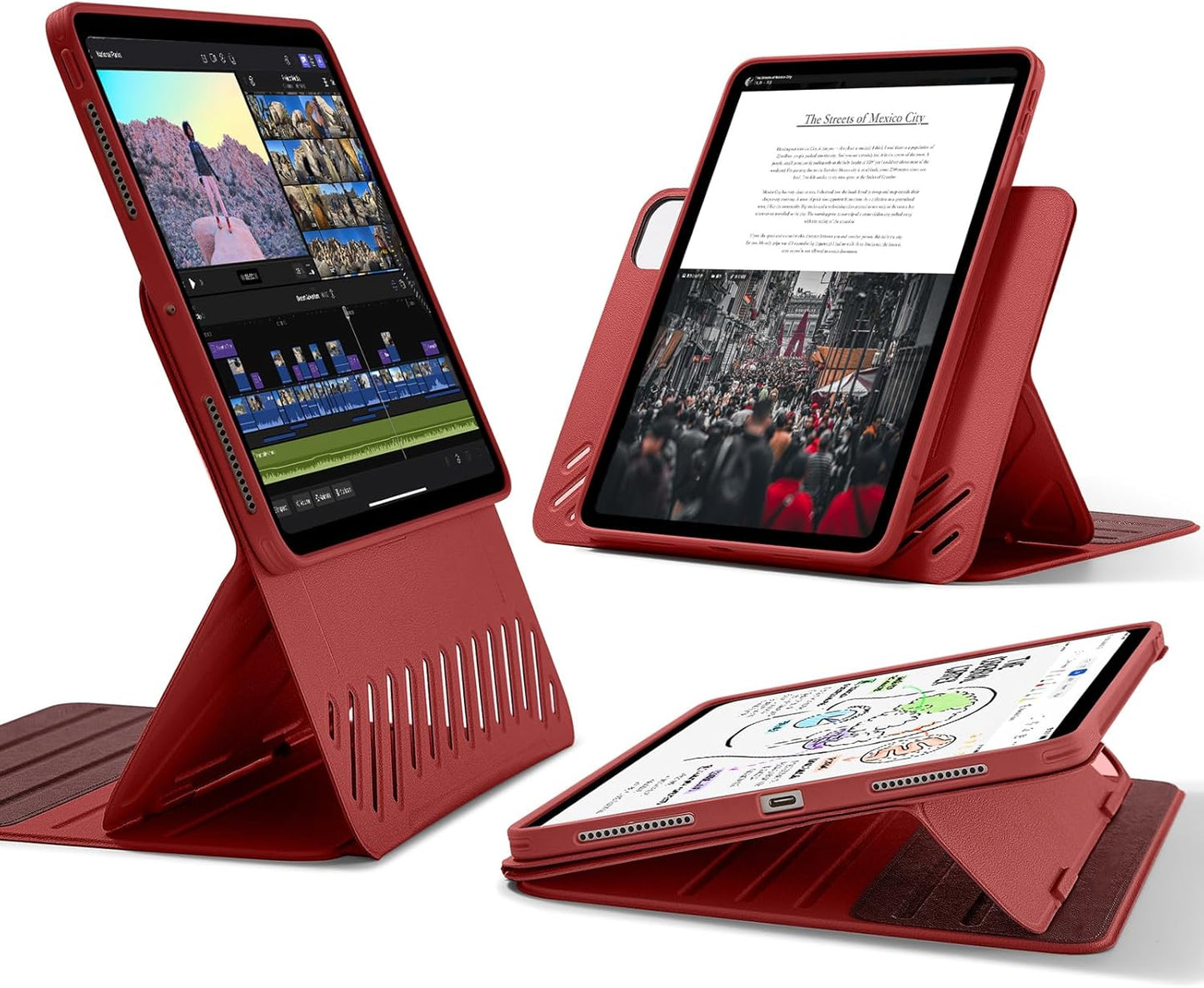 ESR iPad Pro 11 Inch Case with Rotating Magnetic Cover and Stand