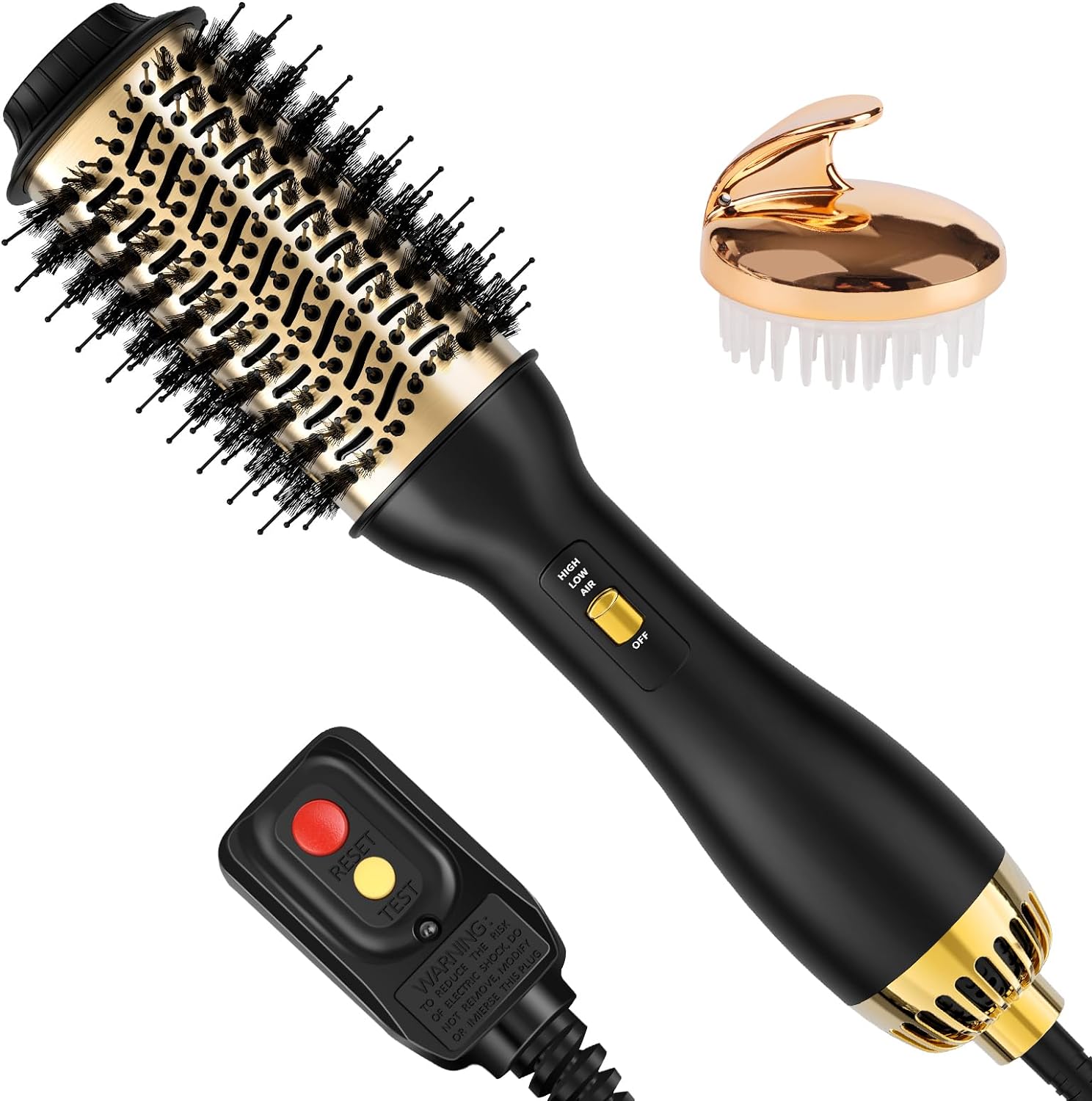 Salon-Grade 4-in-1 Hot Air Brush - Yucafy
