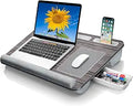 Gimars Home Office Lap Desk Fits up to 17 in Laptop - Ergonomic, Dual