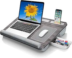 Gimars Home Office Lap Desk for 17 Inch Laptop with Storage