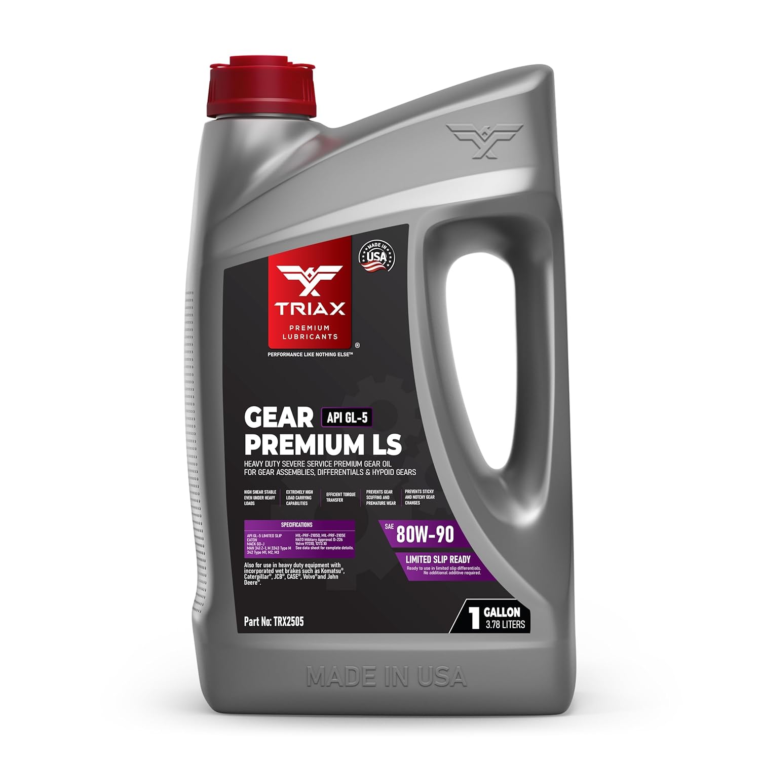 Triax Gear Premium LS 80W-90 for Manual Transmissions & Differentials