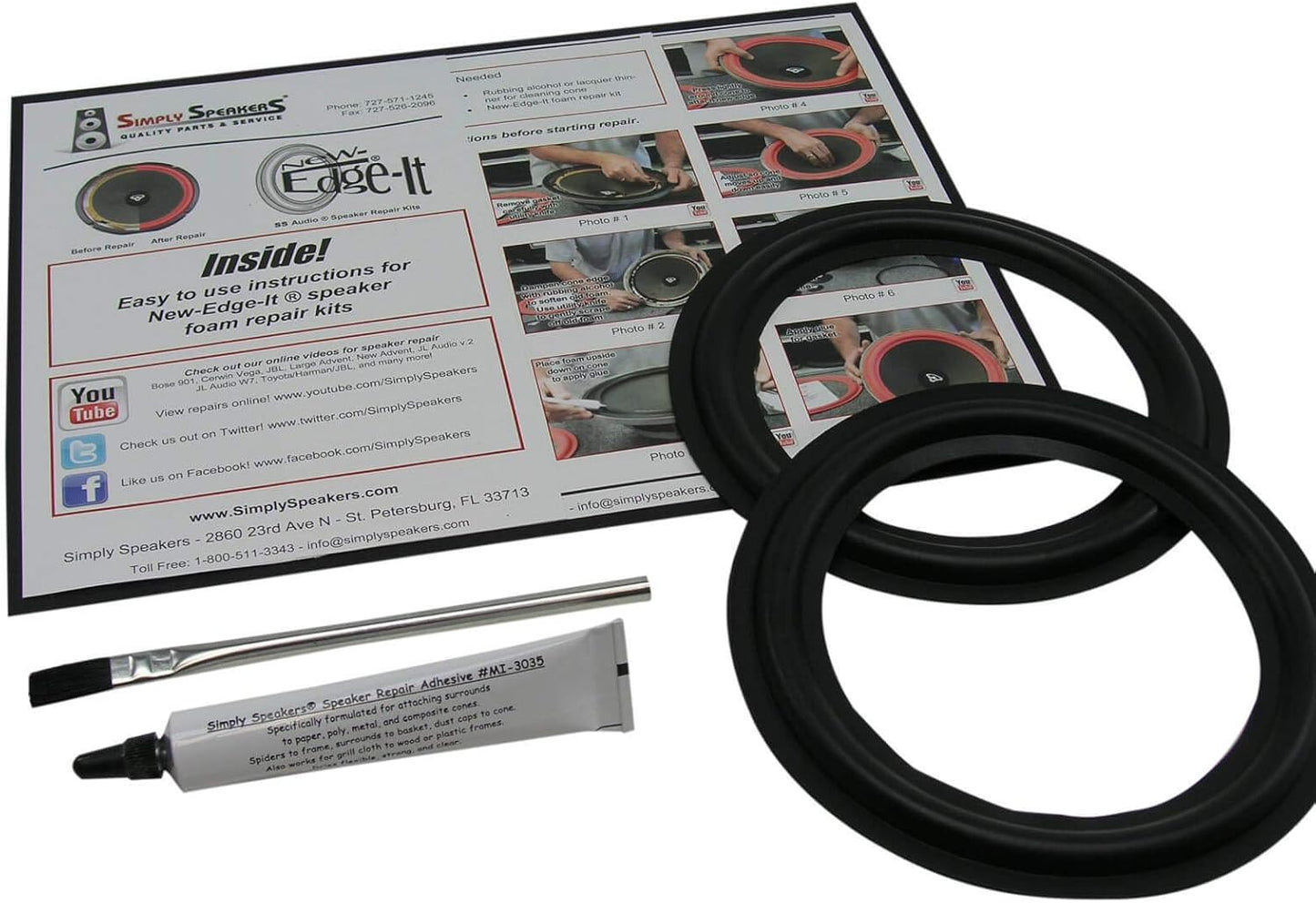 6.5 Inch Speaker Repair Kit for Toyota and Lexus Vehicles