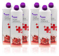 100% Pure Natural Pomegranate Juice 33.8 Oz Cartoon Box (6 Pack) - No