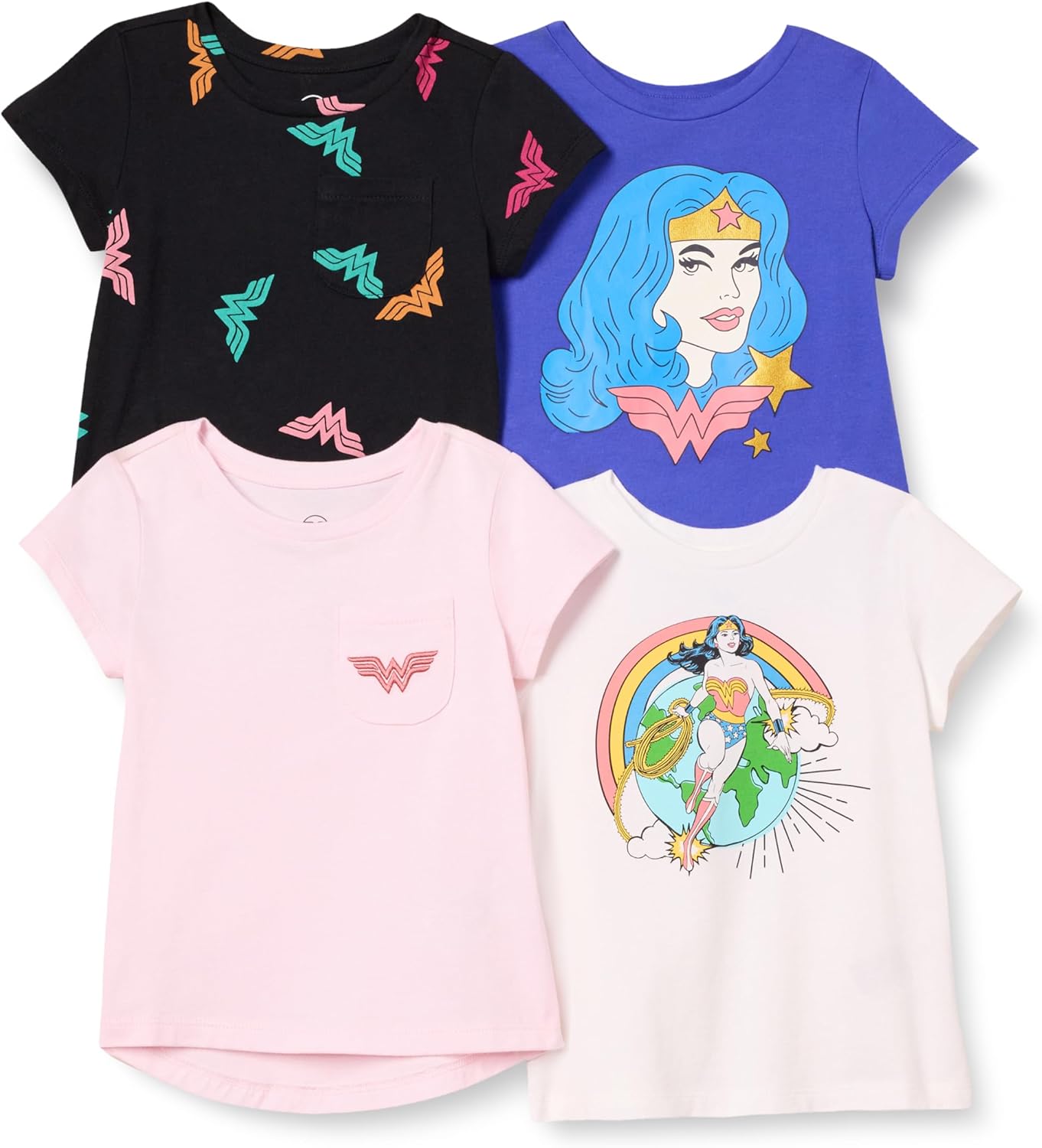 Short-Sleeve T-Shirts for Girls and Toddlers - Multipacks