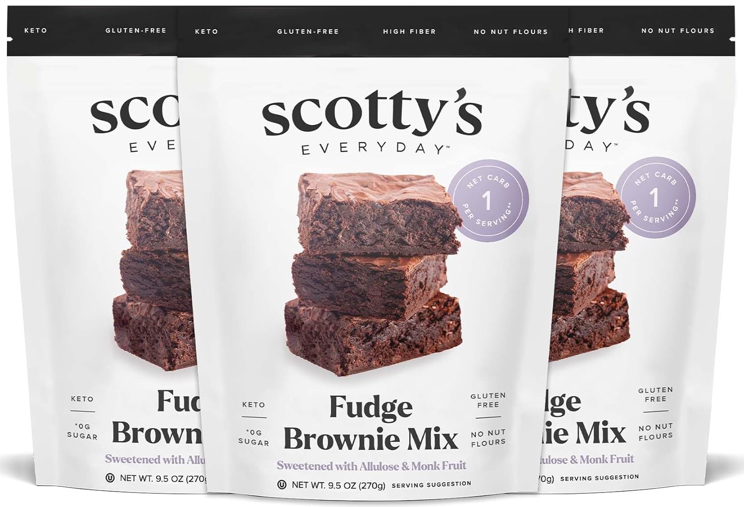 Keto Fudge Brownie Mix - 1g Net Carbs, Gluten-Free Treats