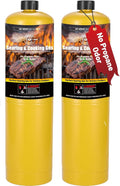 KookCook 14.1oz MAPP Gas for Cooking, Searing, and Welding