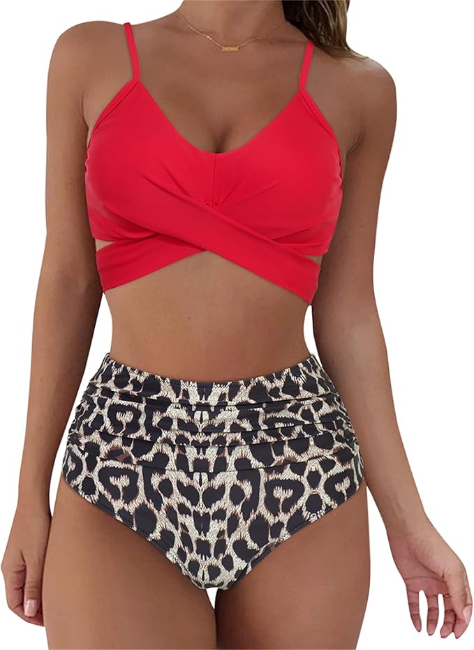 SUUKSESS Women Wrap Bikini Set for Stylish Summer Swimwear