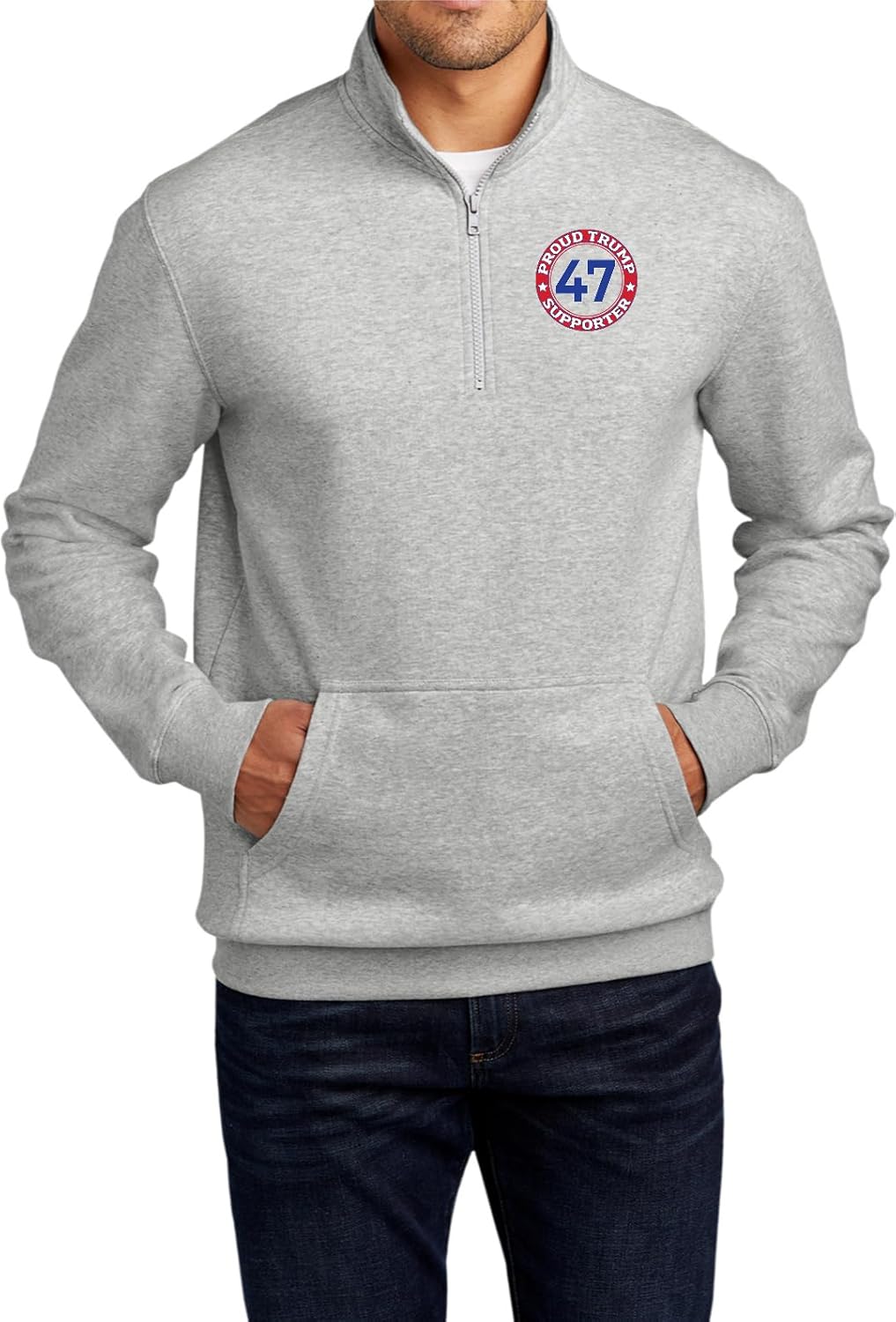 Proud Trump Supporter Fleece Sweatshirt