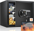 1.6 Cuft Home Safe with Fireproof Waterproof Bag - Compact Security