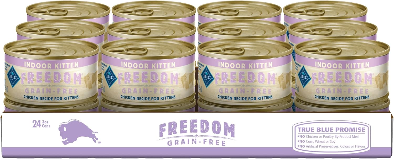 Blue Buffalo Freedom Grain-Free Kitten Wet Cat Food for Kittens