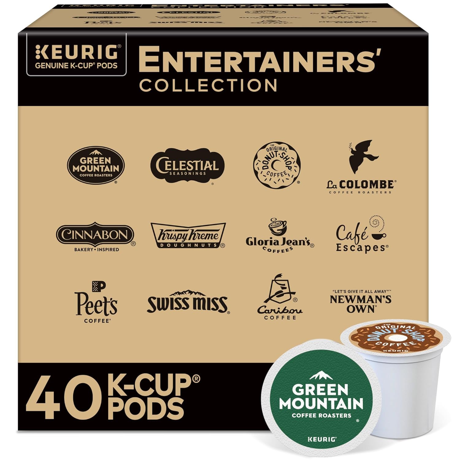 Keurig 40ct Entertainers Variety Pack - Endless Pod Options
