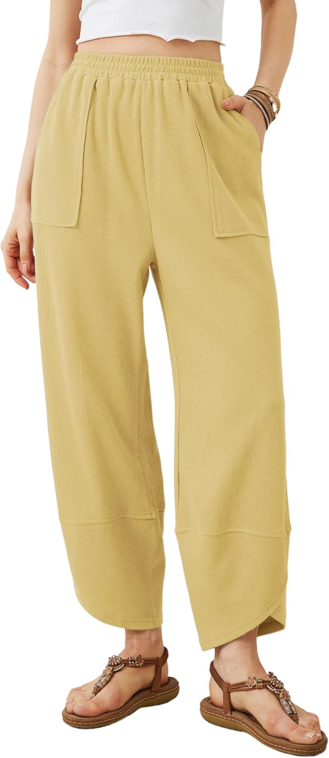 Xiaoxuemeng Womens Baggy Wide Leg Pants for Casual Comfort