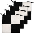 Office Stacking Chair Cushions 4 Pack 17 x 17 in - Corduroy Foam Seat