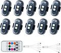 Wireless LED Strobe Lights for Car - 10 Pack High Brightness USB