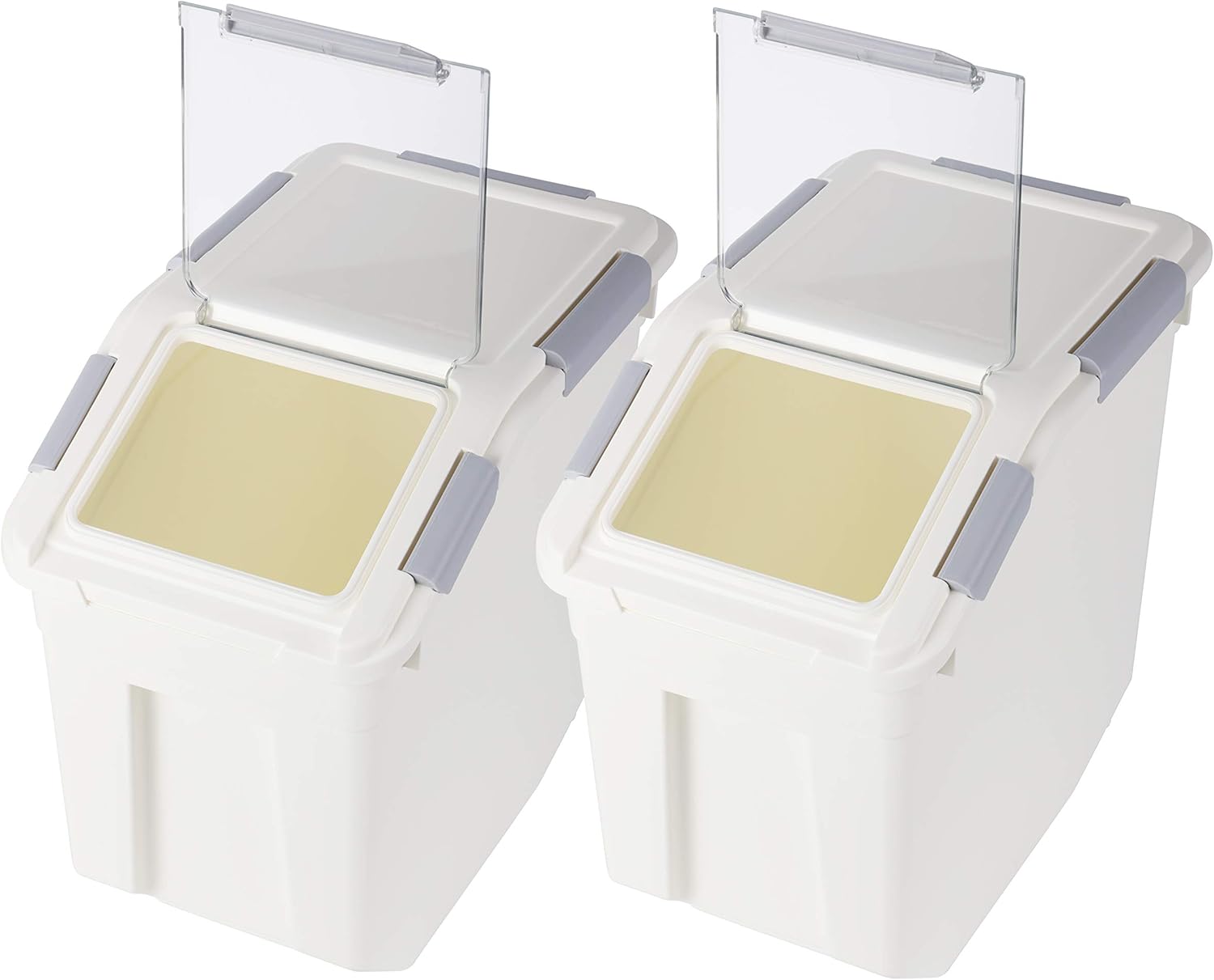 Rice Storage Container with Wheels and Seal Locking Lid 25 lb