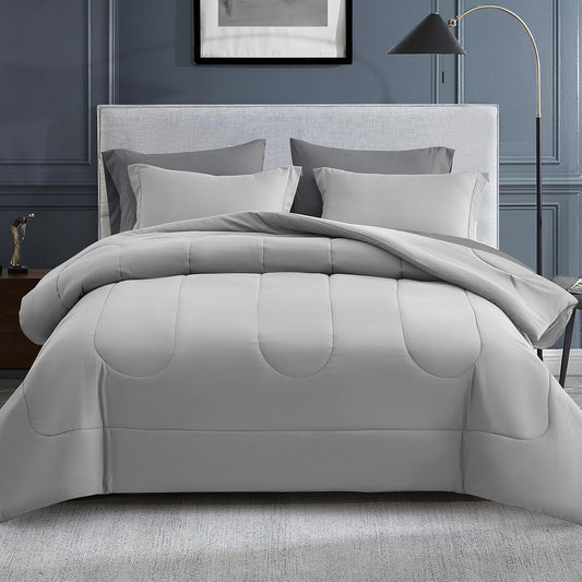 Maple&Stone Full Size Comforter Set - 7 Piece Bedding Solution