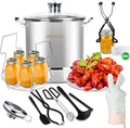 Canning Supplies Starter Kit - 12-Piece Water Bath Canner Set
